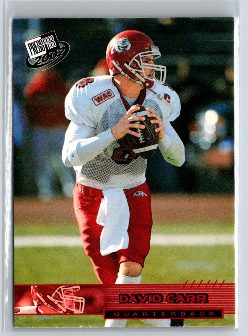 2002 Press Pass #T45 David Carr Q28
