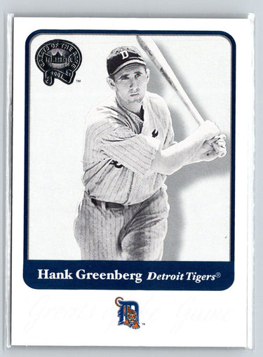 2001 Fleer Greats of the Game #23 Hank Greenberg Q29