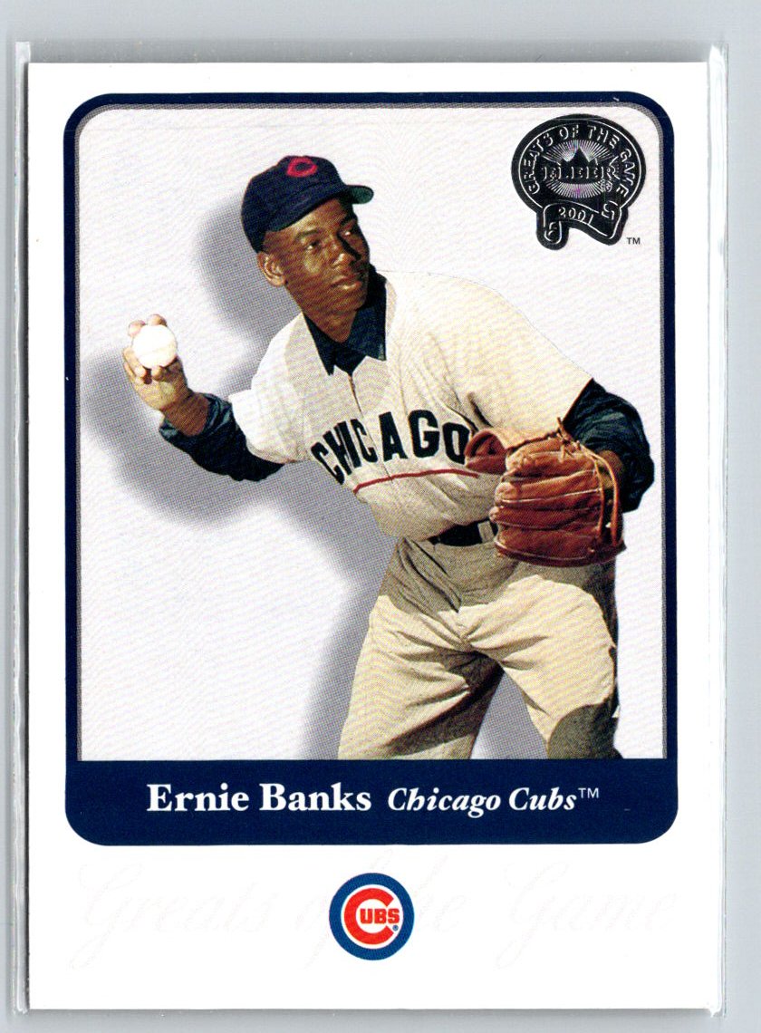 2001 Fleer Greats of the Game #53 Ernie Banks Q29