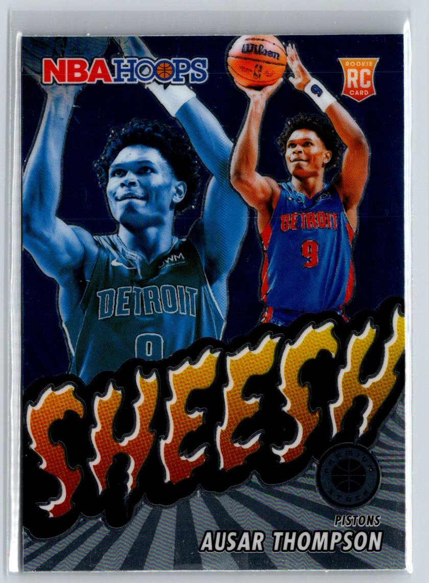 2023-24 Hoops Premium Stock #24 Ausar Thompson Sheesh Silver Prizm Q29