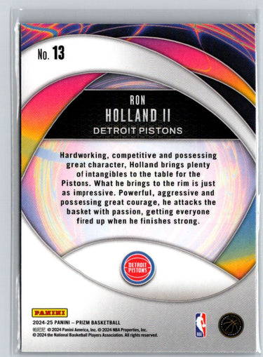 2024-25 Panini Prizm #13 Ron Holland II Instant Impact Q29