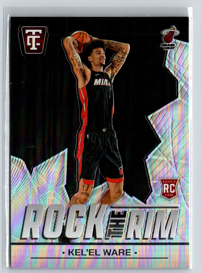 2024-25 Panini Totally Certified #17 Kel'el Ware Rock the Rim Q29