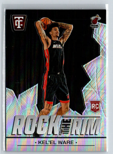 2024-25 Panini Totally Certified #17 Kel'el Ware Rock the Rim Q29
