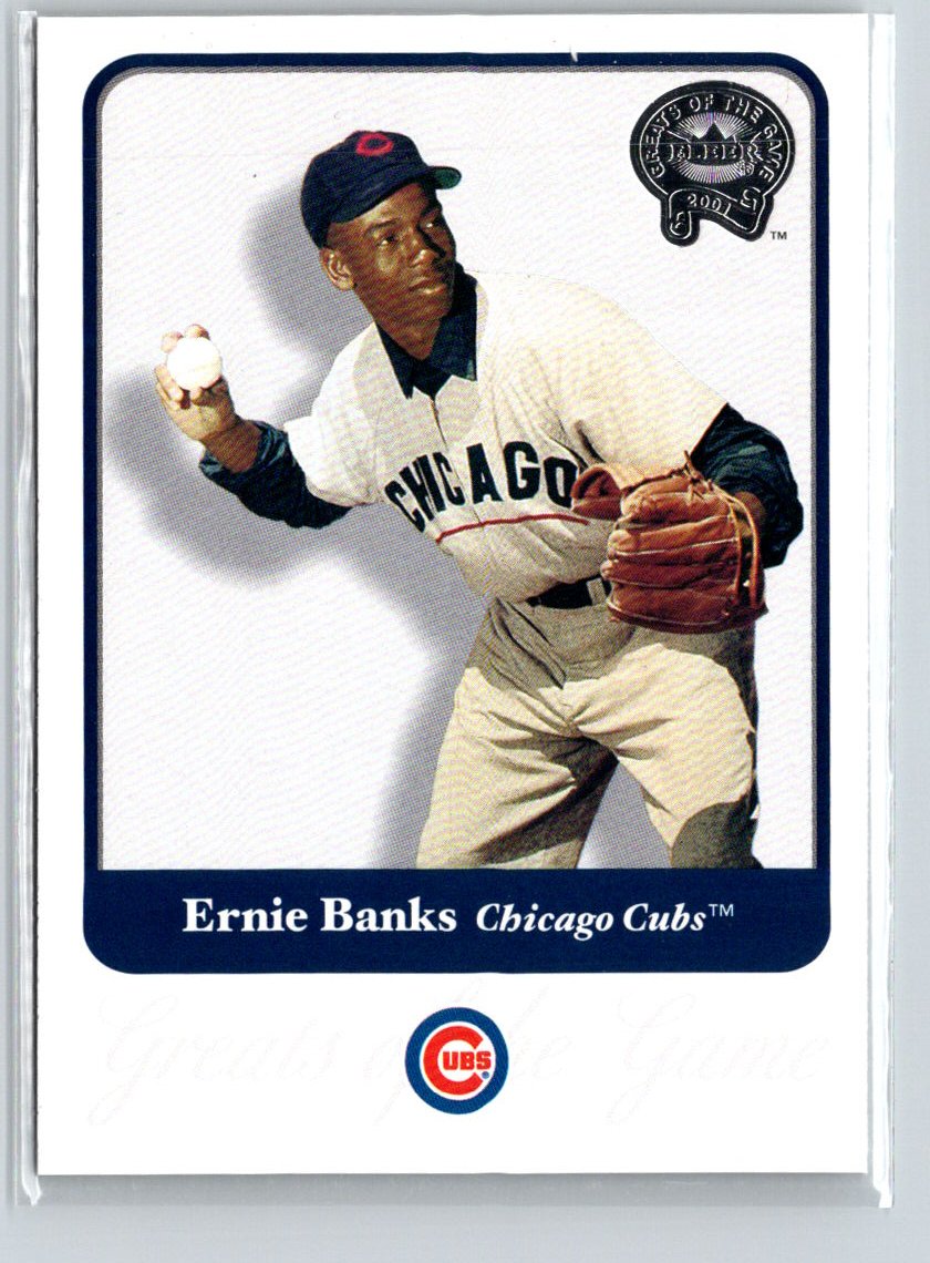 2001 Fleer Greats of the Game #53 Ernie Banks Q30