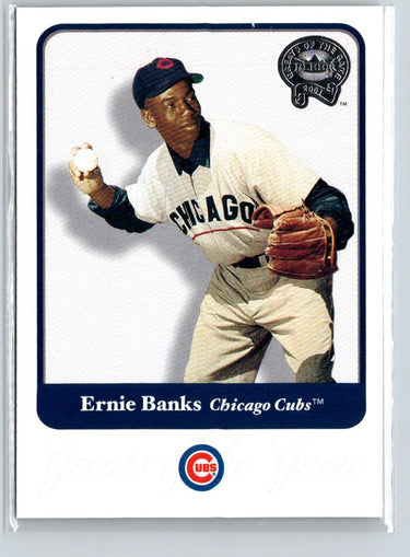 2001 Fleer Greats of the Game #53 Ernie Banks Q30