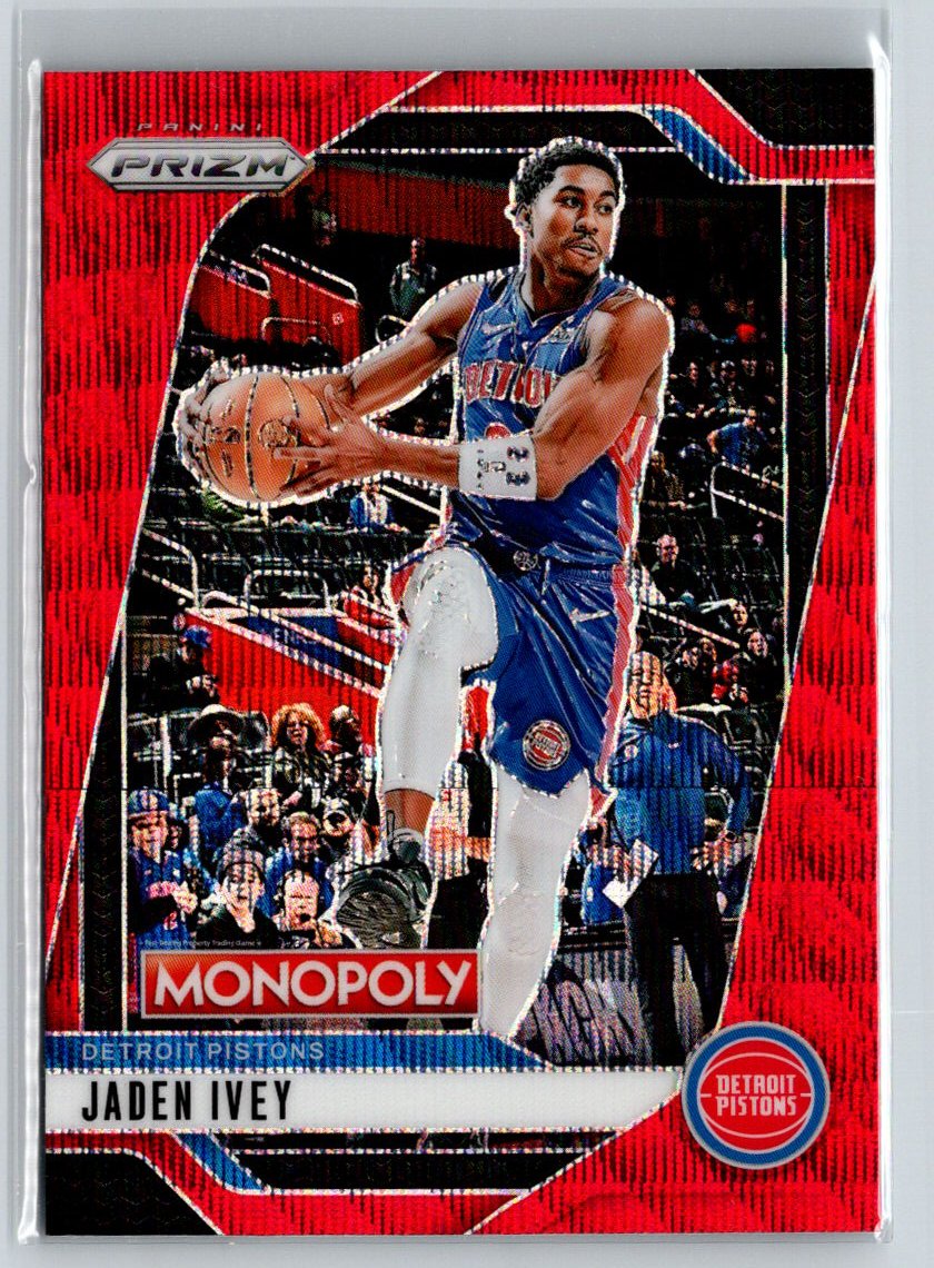 2024-25 Panini Prizm Monopoly #65 Jaden Ivey Red Prizms Q30