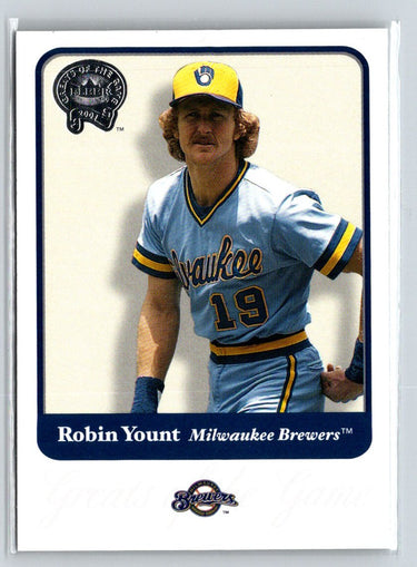 2001 Fleer Greats of the Game #83 Robin Yount Q31