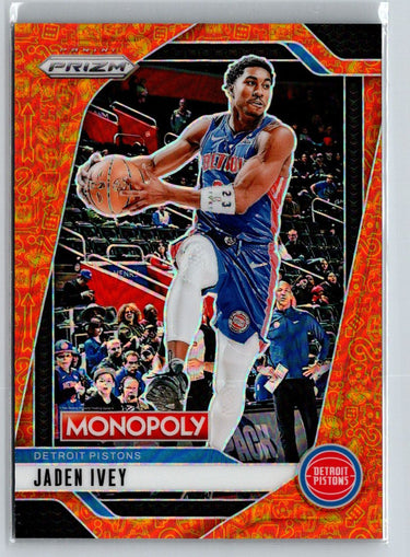 2024-25 Panini Prizm Monopoly #65 Jaden Ivey Millionaire Club Prizms #/1499 Q31