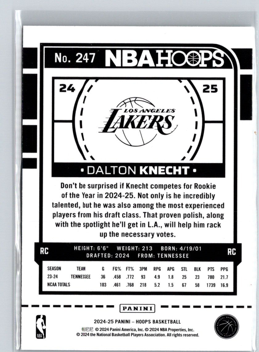 2024-25 Hoops #247 Dalton Knecht Q31