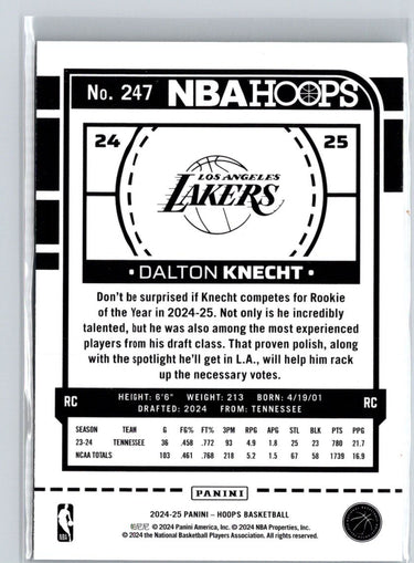 2024-25 Hoops #247 Dalton Knecht Q31