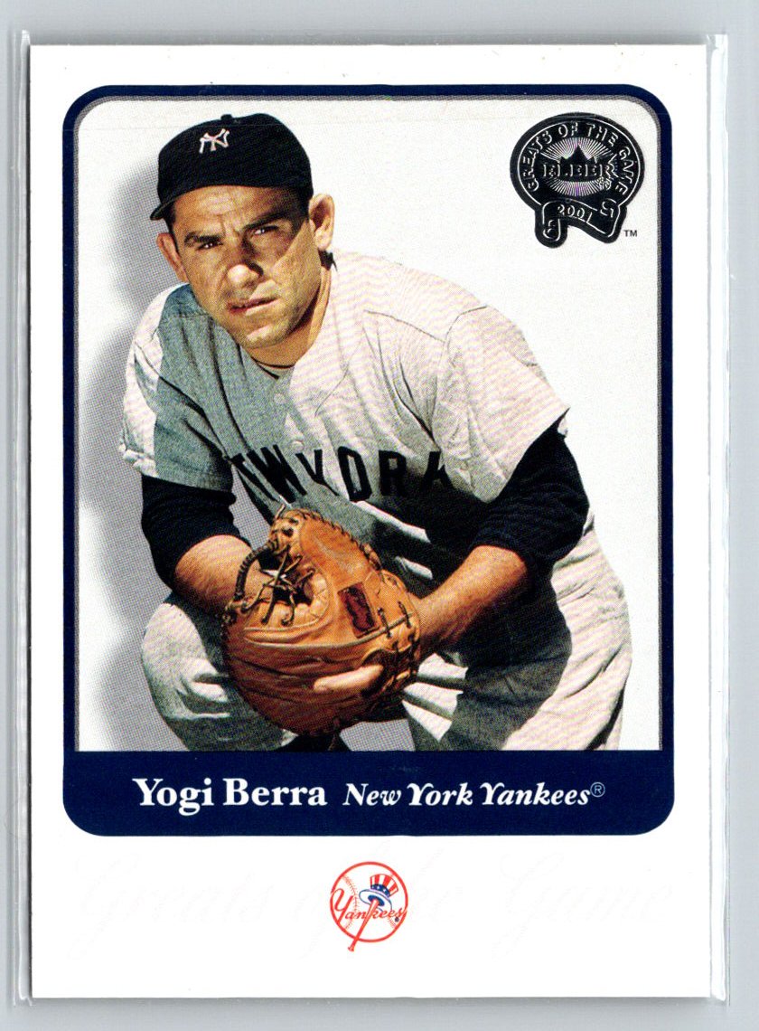 2001 Fleer Greats of the Game #73 Yogi Berra Q32