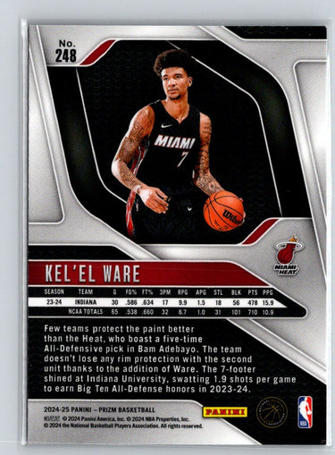 2024-25 Panini Prizm #248 Kel'el Ware Q32