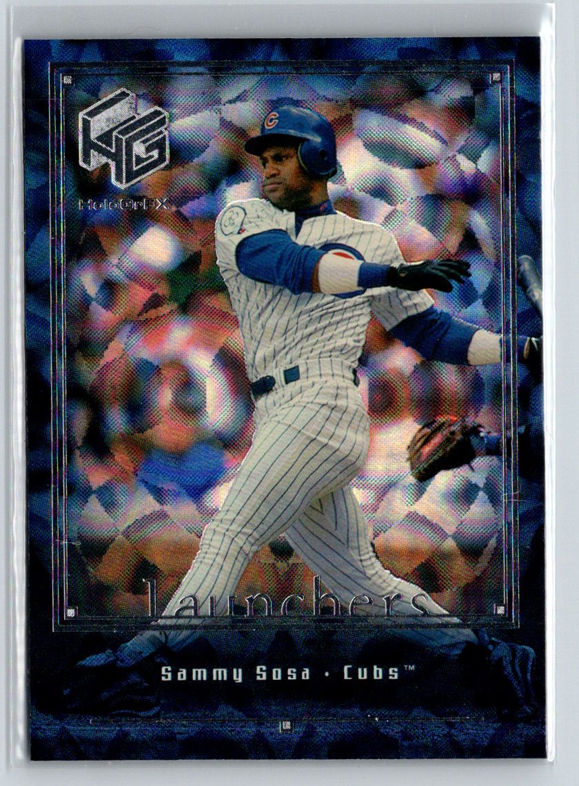 1999 Upper Deck HoloGrFX #L3 Sammy Sosa Launchers Q32