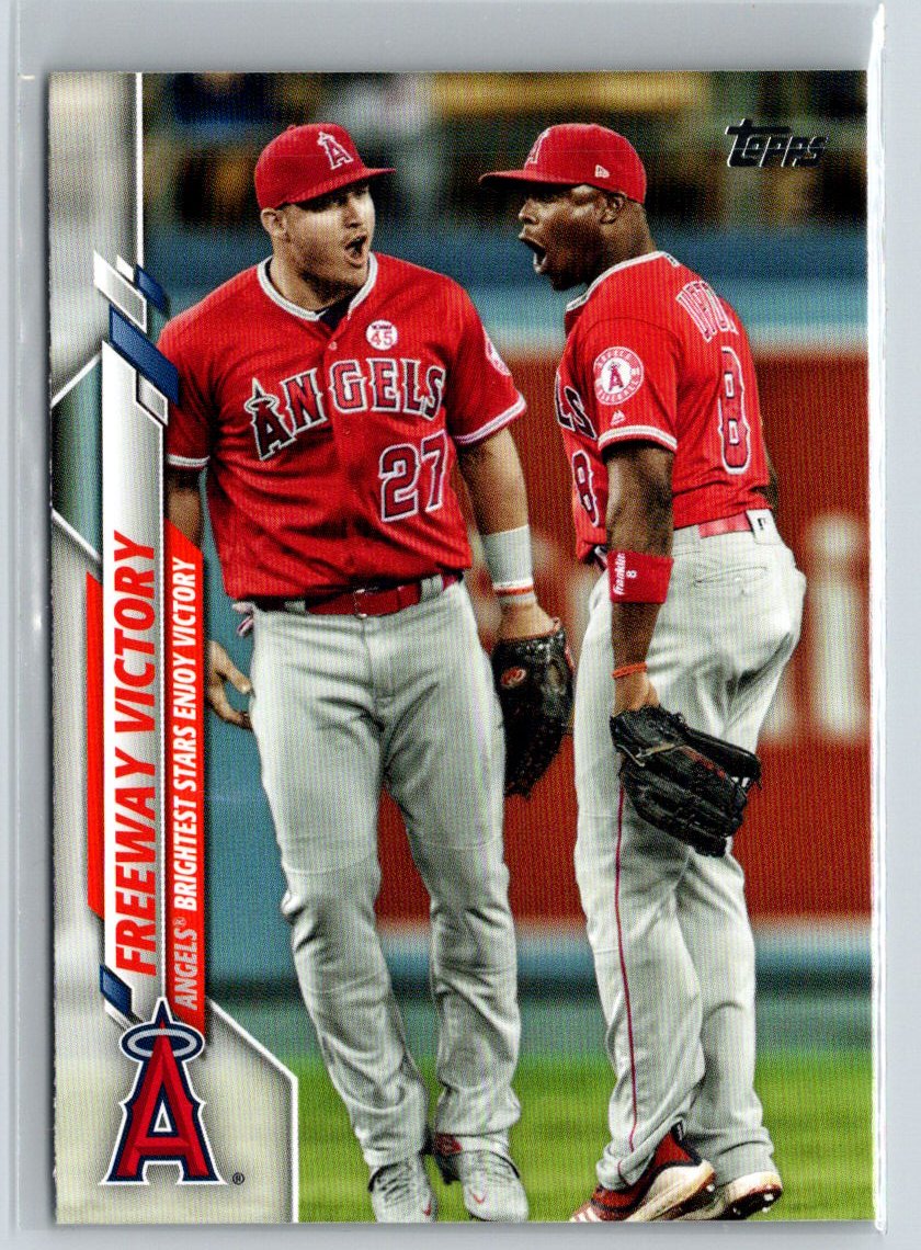 2020 Topps Update #U-261 Freeway Victory (Mike Trout / Justin Upton) VC Q32