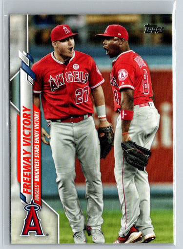 2020 Topps Update #U-261 Freeway Victory (Mike Trout / Justin Upton) VC Q32
