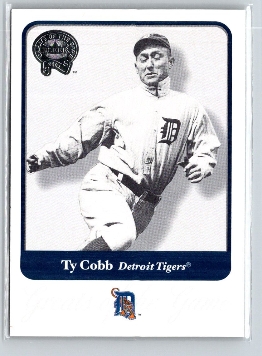 2001 Fleer Greats of the Game #40 Ty Cobb Q33