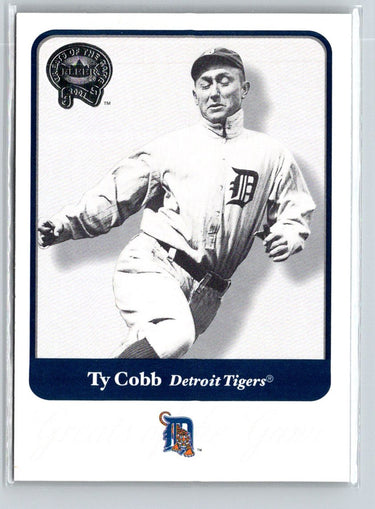 2001 Fleer Greats of the Game #40 Ty Cobb Q33