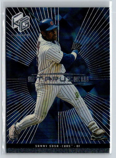 1999 Upper Deck HoloGrFX #S3 Sammy Sosa StarView Q33