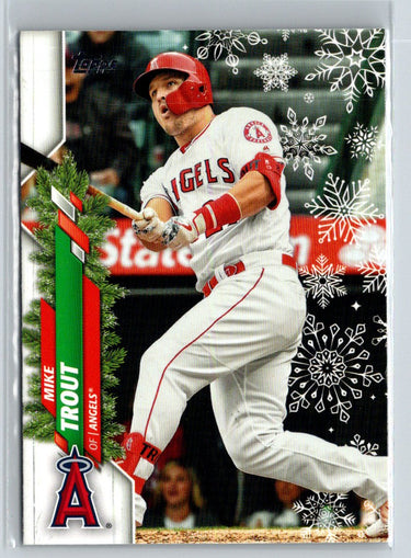 2020 Topps Holiday #HW123 Mike Trout Metallic Q33