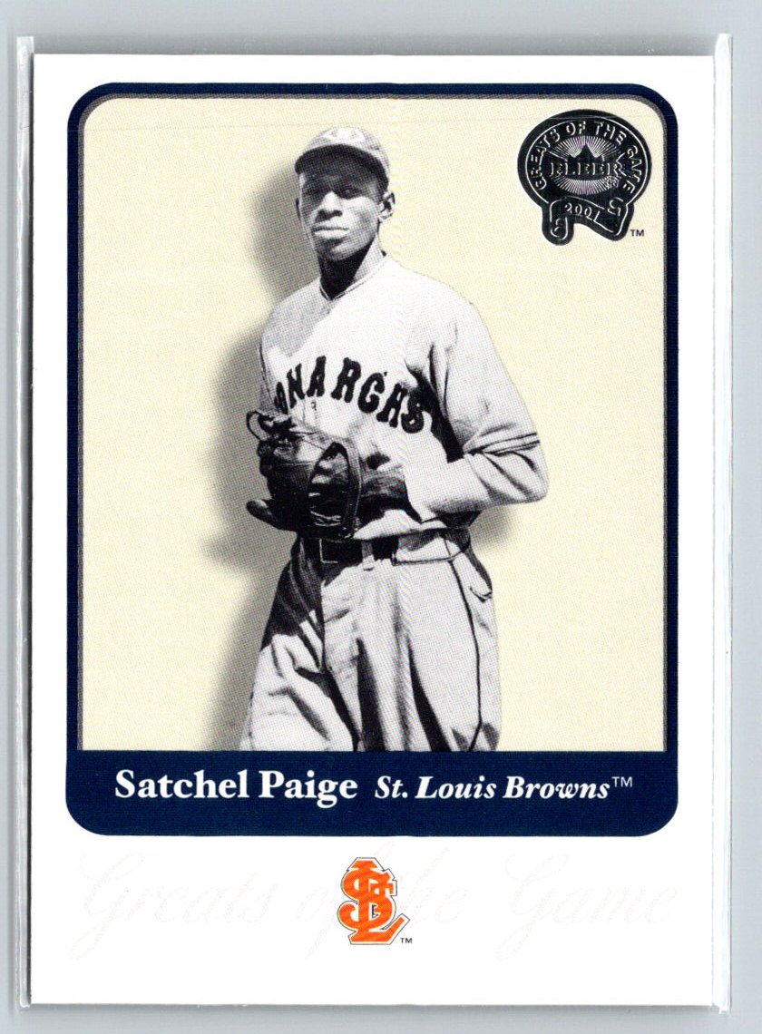 2001 Fleer Greats of the Game #42 Satchel Paige Q34