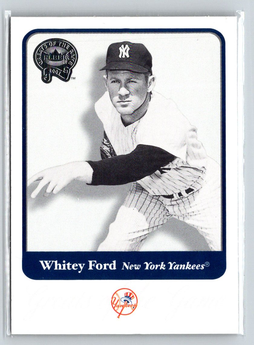 2001 Fleer Greats of the Game #33 Whitey Ford Q34