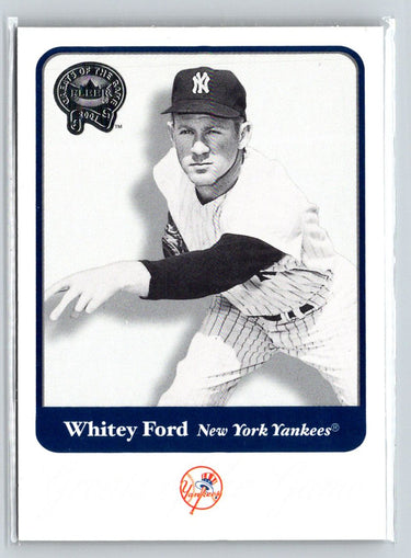 2001 Fleer Greats of the Game #33 Whitey Ford Q34