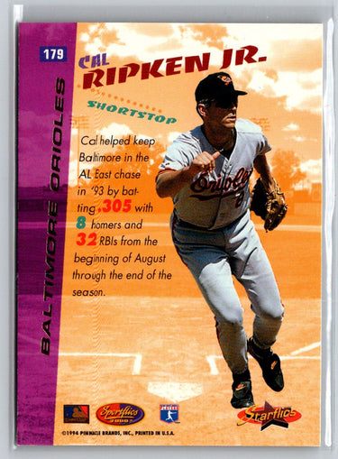 1994 Sportflics 2000 #179 Cal Ripken Jr. Q34
