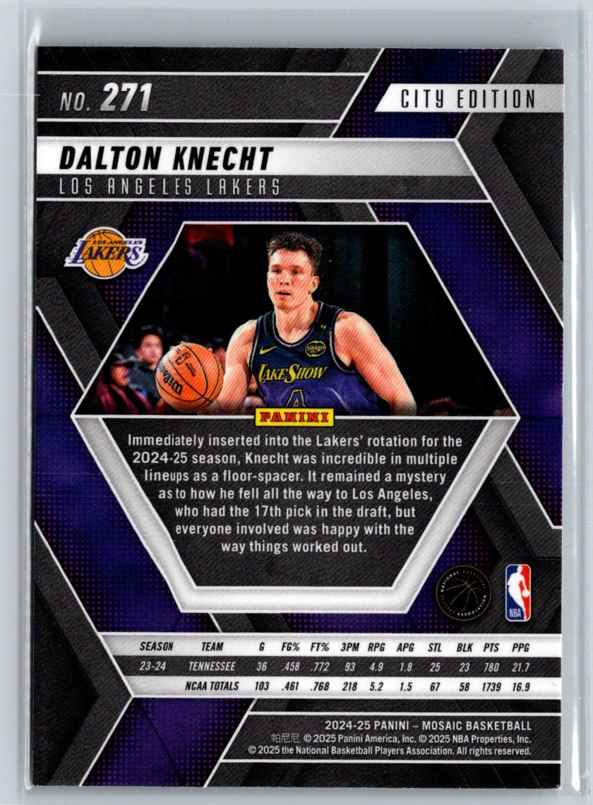 2024-25 Panini Mosaic #271 Dalton Knecht Q34