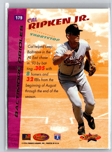 1994 Sportflics 2000 #179 Cal Ripken Jr. Q35