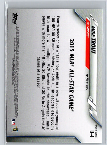2020 Topps Update #U-4 Mike Trout Q35