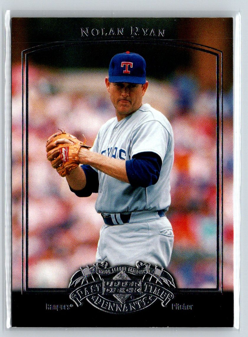2005 UD Past Time Pennants #59 Nolan Ryan Q36