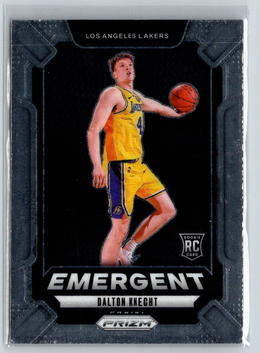 2024-25 Panini Prizm #10 Dalton Knecht Emergent Prizms Silver Q36