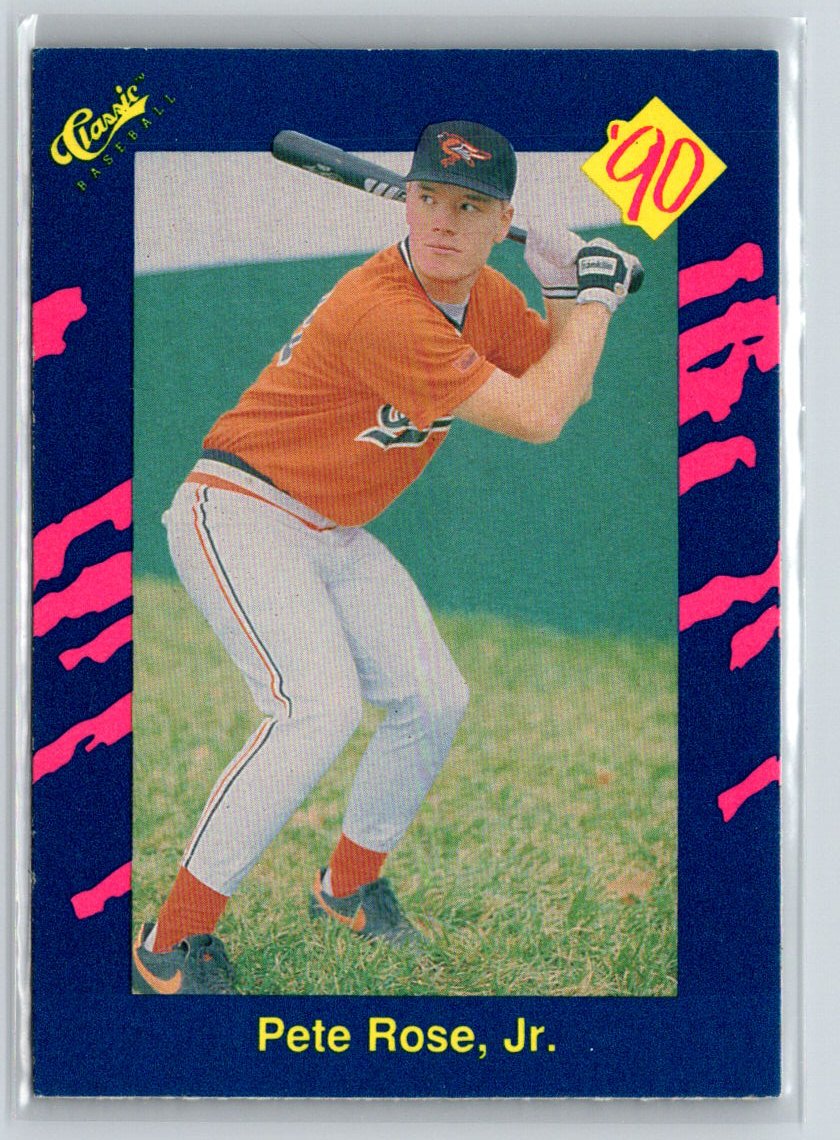 1990 Classic Blue #75 Pete Rose, Jr. Q37