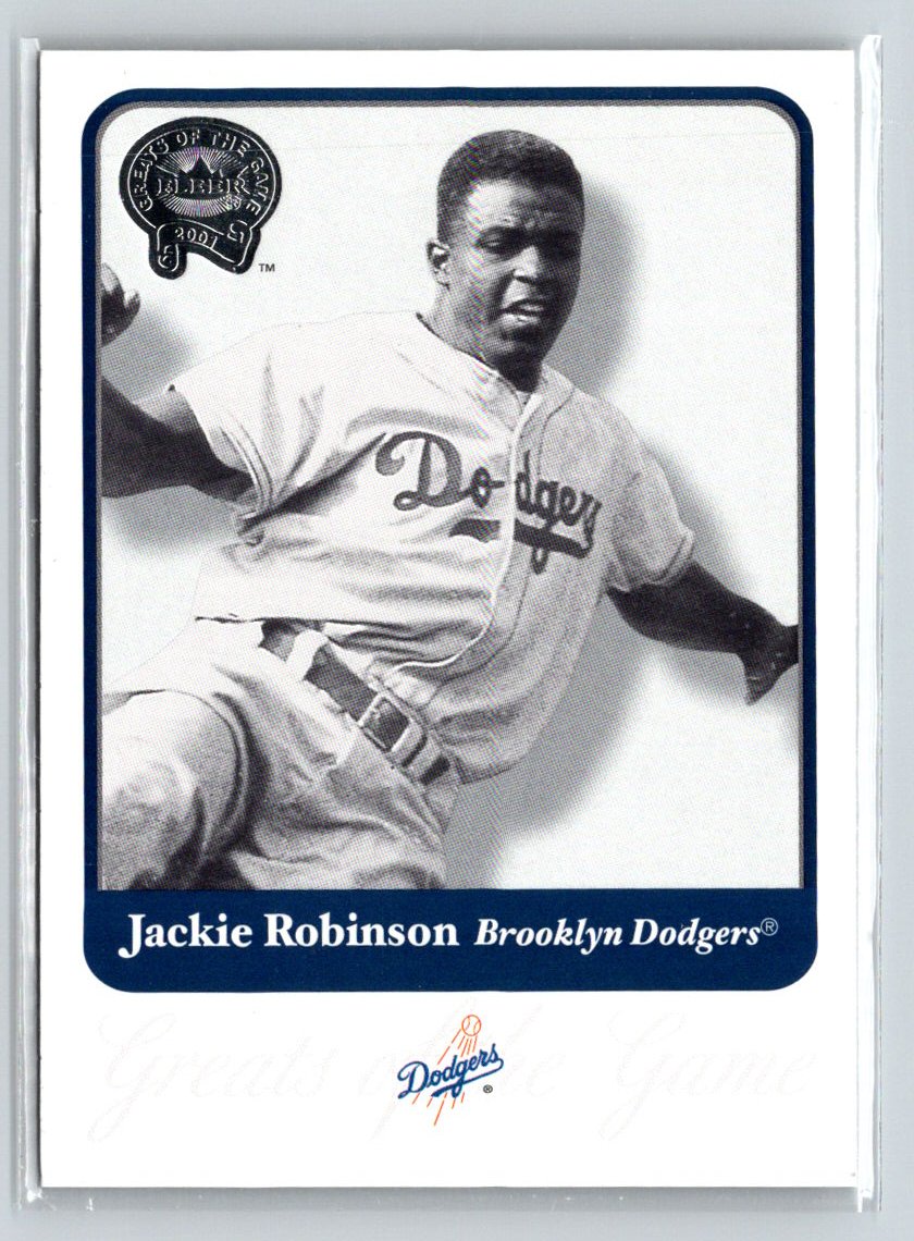 2001 Fleer Greats of the Game #32 Jackie Robinson Q37