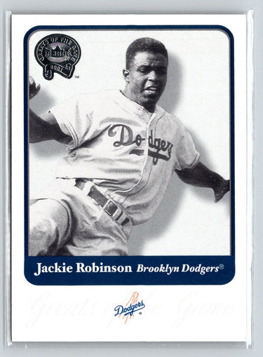 2001 Fleer Greats of the Game #32 Jackie Robinson Q37