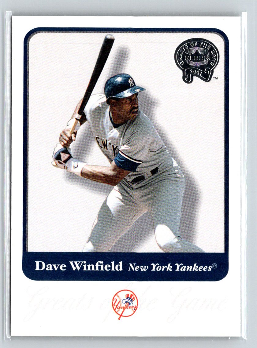 2001 Fleer Greats of the Game #12 Dave Winfield Q37