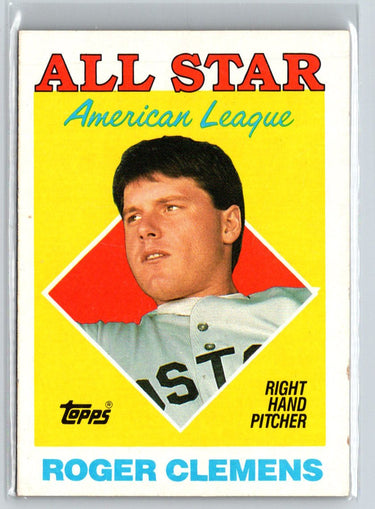 1988 Topps #394 Roger Clemens Q38