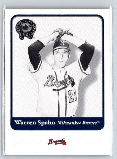 2001 Fleer Greats of the Game #62 Warren Spahn Q38