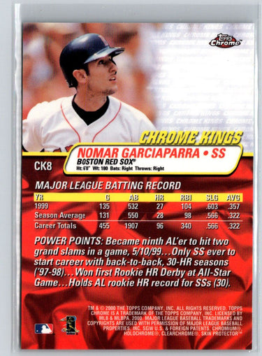 2000 Topps Chrome #CK8 Nomar Garciaparra Chrome Kings Q38