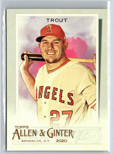 2020 Topps Allen & Ginter #85 Mike Trout Q38
