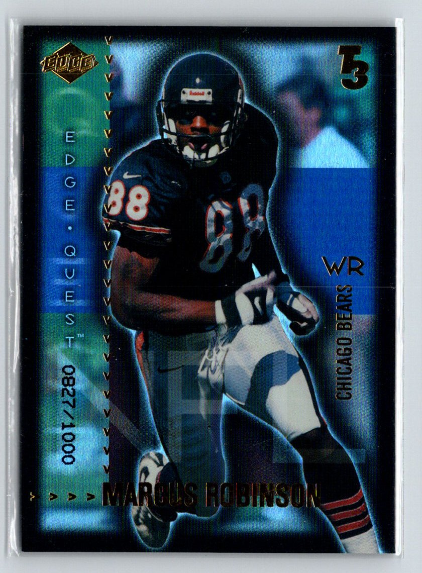 2000 Collector's Edge T3 #EQ1 Marcus Robinson Edge Quest #/1000 Q39