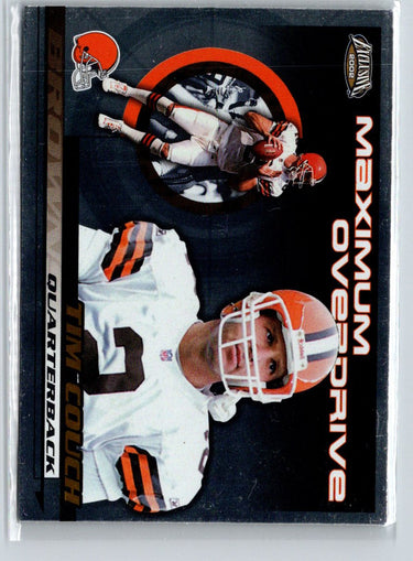 2002 Pacific Exclusive #5 Tim Couch Maximum Overdrive Q39