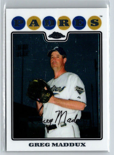 2008 Topps Chrome #163 Greg Maddux Q40