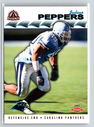 2002 Pacific Adrenaline #42 Julius Peppers Q40