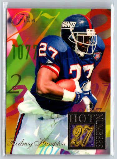 1994 Ultra #5 Rodney Hampton Flair Hot Numbers Q40