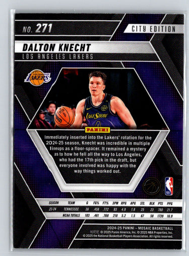 2024-25 Panini Mosaic #271 Dalton Knecht Q40