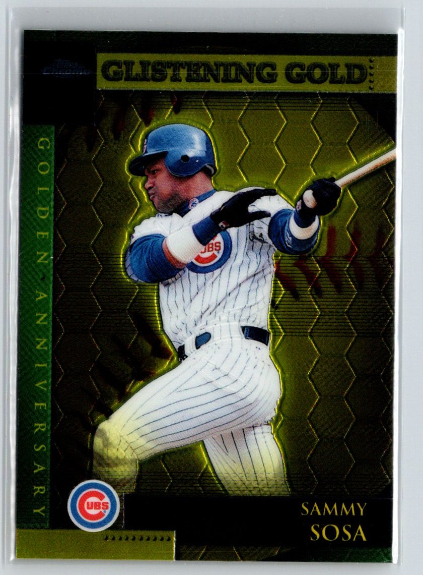 2001 Topps Chrome #GA24 Sammy Sosa Golden Anniversary Q40