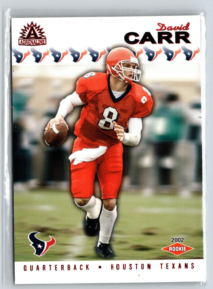 2002 Pacific Adrenaline #112 David Carr Red Q41