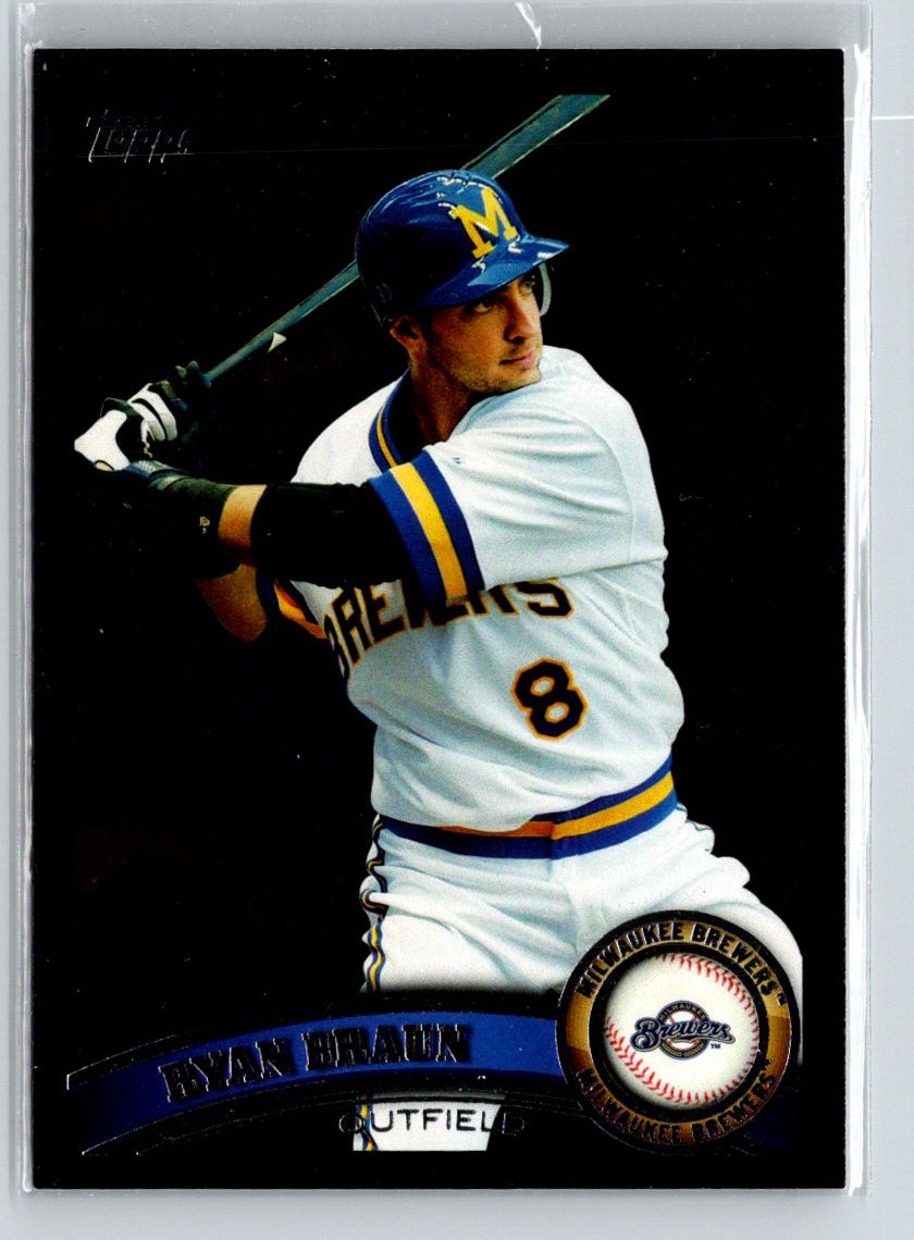2011 Topps #1 Ryan Braun Black Border Q41