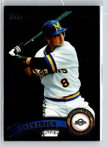2011 Topps #1 Ryan Braun Black Border Q41